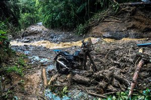 Kolumbijoje potvyniai pareikalavo mažiausiai 12 žmonių gyvybių
