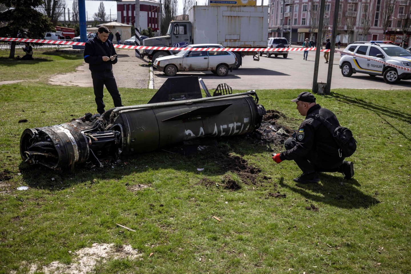 Karas Ukrainoje, Kramatorskas.<br>AFP/Scanpix nuotr.