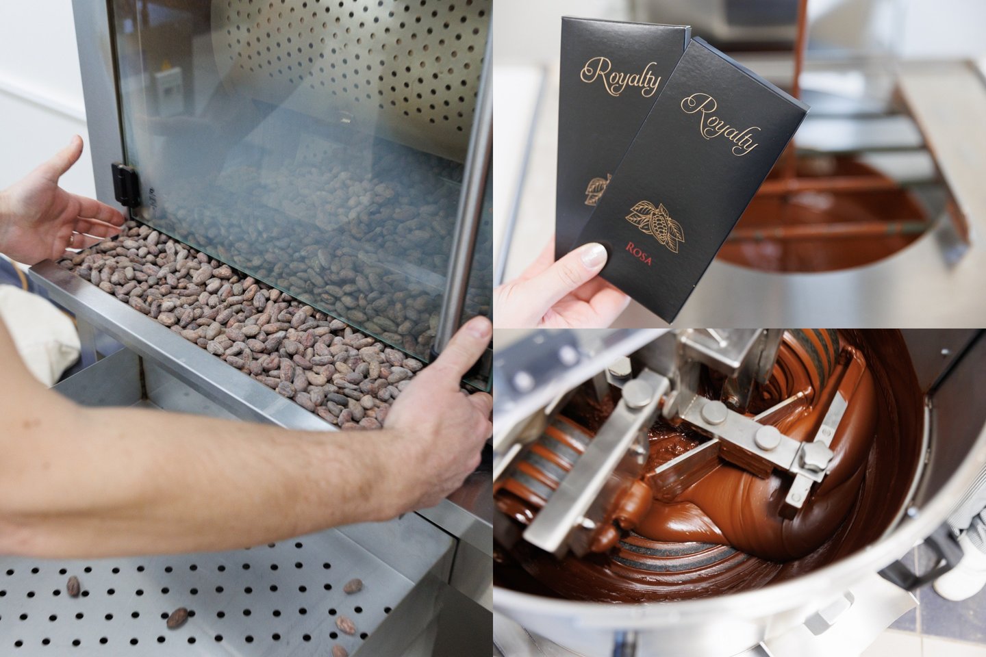 Nors pavasarį įmonei bus 2 metai, bet „Royalty šokoladą“ Šlakaičiai ir Visockai gamina tik metus.<br>lrytas.lt montažas.