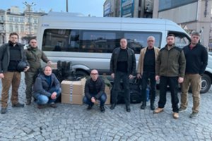 8 Seimo narių delegacija su tarptautine delegacija lankėsi Kijeve, Irpinėje, Bučoje