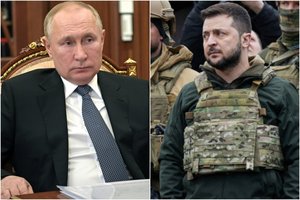 V. Zelenskis: Ukraina neturi pasirinkimo, V. Putinas vienas sprendžia, kada sustabdyti šitą karą