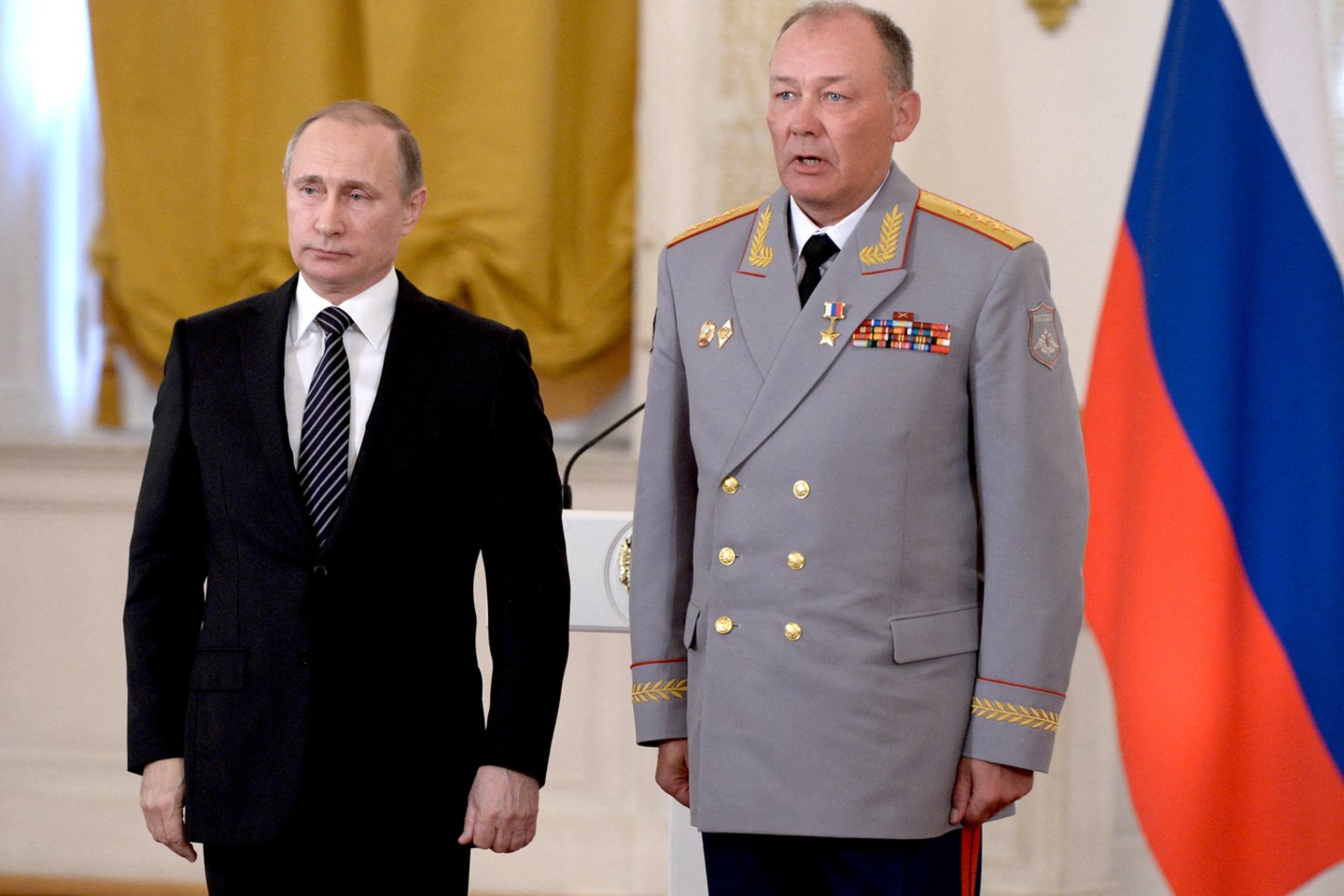  V.Putinas ir A.Dvornikovas.<br> Reuters/Scanpix nuotr.