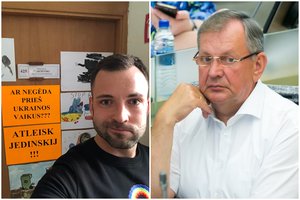 Ant Seimo nario Č. Olševskio durų – Ukrainos vaikų piešiniai: kolegos ragina atleisti Z. Jedinskį