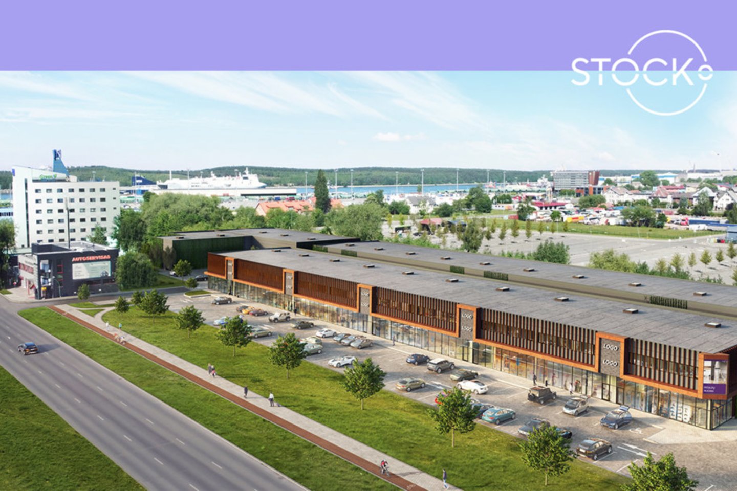 Nekilnojamojo turto plėtros bendrovė „Galio Group“ ir statybos bendrovė „Baltijos pašvaistė“ pasirašė sutartį dėl „stock-office“ komercinių pastatų komplekso „STOCK-O“ pirmojo etapo statybų Klaipėdoje.<br>Vizual.