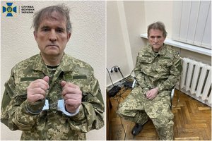 V. Zelenskis paskelbė – sučiuptas didžiausias V. Putino sąjungininkas Ukrainoje oligarchas V. Medvedčukas