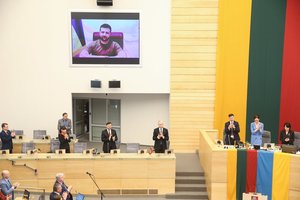 Įvertino V. Zelenskio lietuviams skirtus žodžius: kalba Lietuvai aiškiai išsiskyrė iš kitų