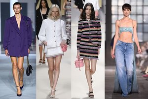 Svarbiausios šio sezono mados tendencijos: nuo baltos spalvos iki švarkų prie plikų kojų