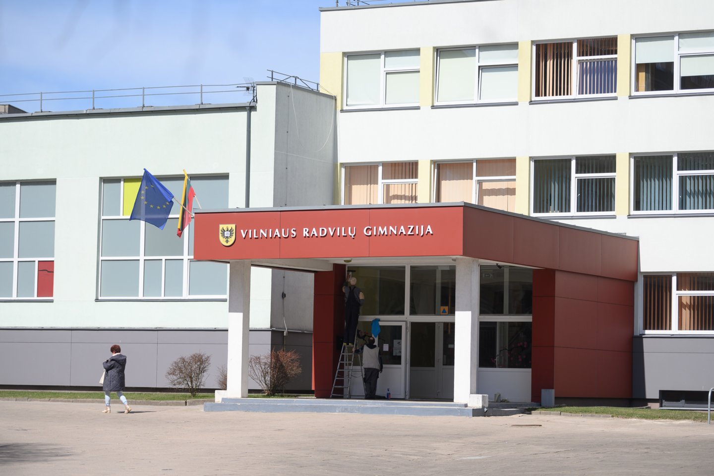  Incidentas įvyko Vilniaus Radvilų gimnazijoje.<br> V.Skaraičio nuotr.