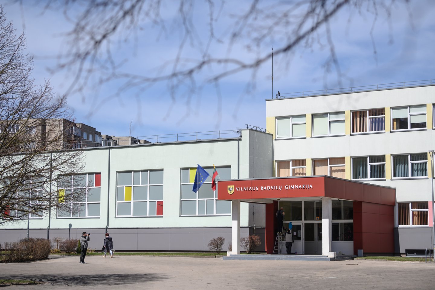  Incidentas įvyko Vilniaus Radvilų gimnazijoje.<br> V.Skaraičio nuotr.