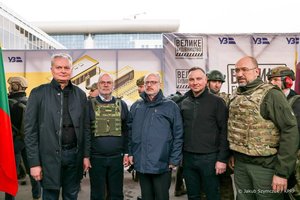 Baltijos šalių ir Lenkijos prezidentai atvyko į Kijevą