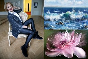 Pasigrožėkite darbais: dainininkė Gintarė Jautakaitė užsikrėtė tapybos virusu