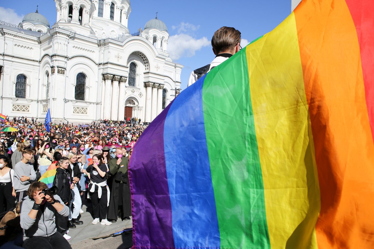 LGBT eitynės Kaune.<br>T.Bauro nuotr.