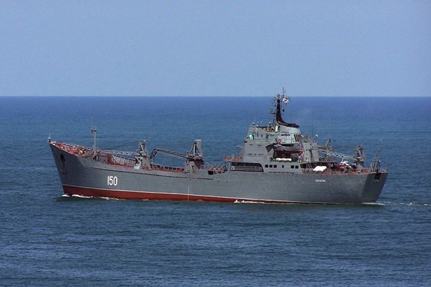  Didysis desantinis laivas „Saratov“.<br> kchf.ru nuotr.