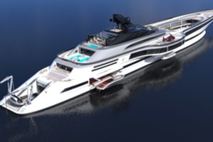 Prabangi italų jachta pretenduoja tapti plačiausia pasaulyje: jos vertė siekia 500 mln. eurų