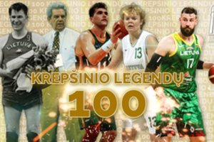 Švenčiant Lietuvos krepšinio šimtmetį paskelbtas legendų sąrašas