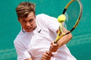 Užtikrintai mačo pabaigoje sužaidęs V. Gaubas pateko į pirmąjį „Futures“ turnyro pusfinalį