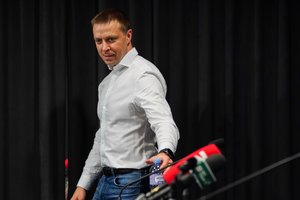 Eurolygos finalinį ketvertą organizuojantis serbas kirto P. Motiejūnui: „Kurią žinią norite perteikti, taikos ar karo?“