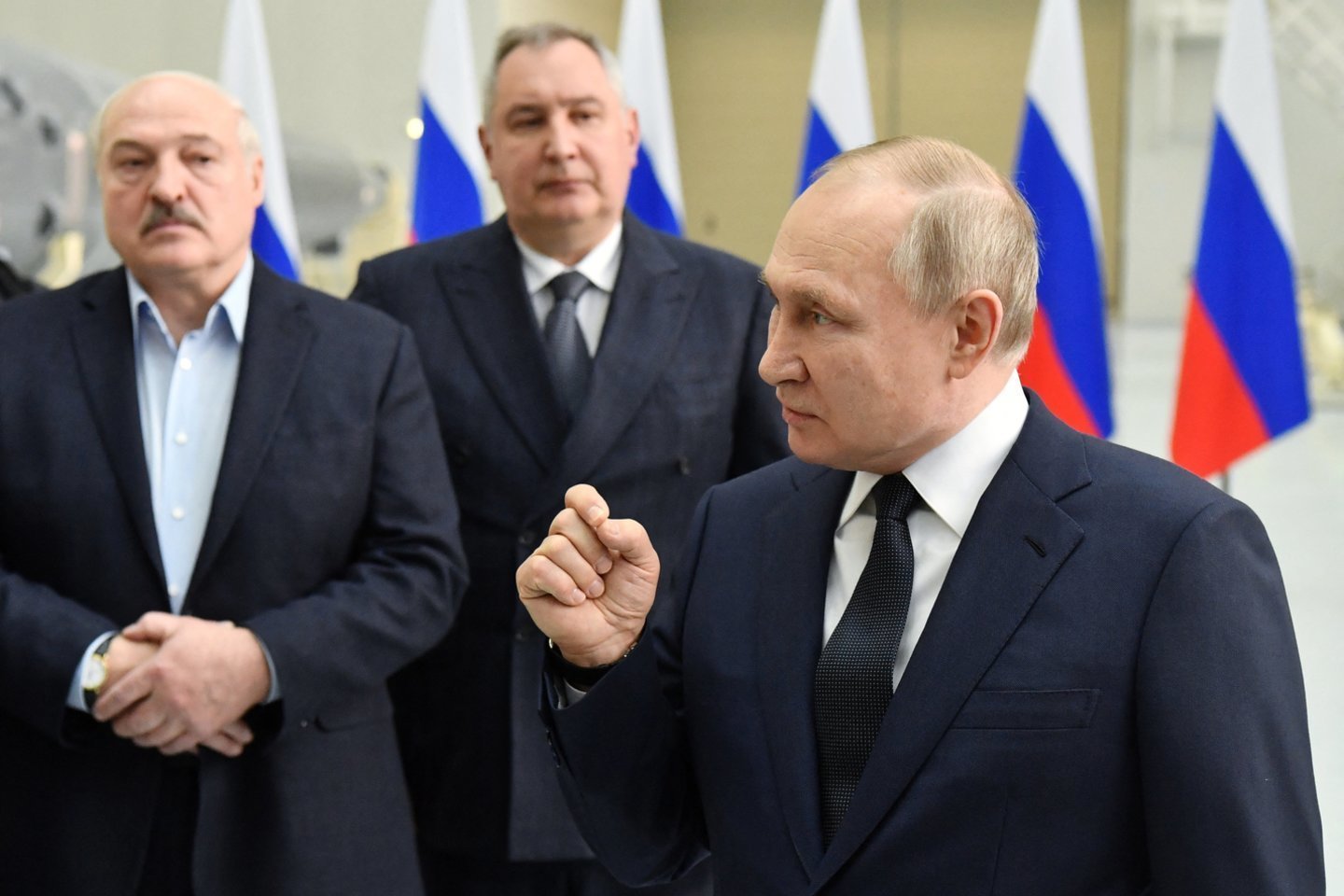 A. Lukašenka ir V. Putinas.<br>Reuters/Scanpix