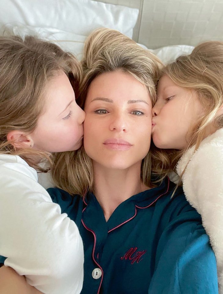 Su Tomaso Trussardi Michelle susilaukė dviejų dukterų.<br> Instagramo nuotr.