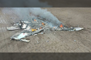 Kremlius turėtų sprogti iš pykčio: Ukrainos numuštą slaptą Rusijos lėktuvą tiria Vakarų žvalgyba