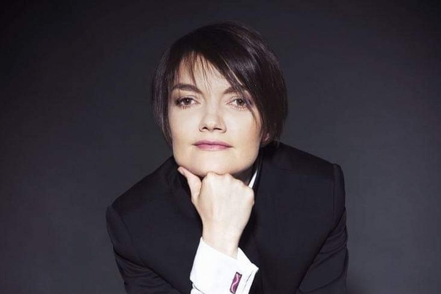 Viena žymiausių Ukrainos dirigenčių Natalia Ponomarchuk.<br>Organizatorių nuotr.