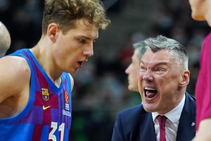 „Bayern“ charakterį pabrėžęs Š. Jasikevičius tiki „Barcelona“ galimybėmis išlipti iš duobės: „Vaikinai bus pasiruošę“