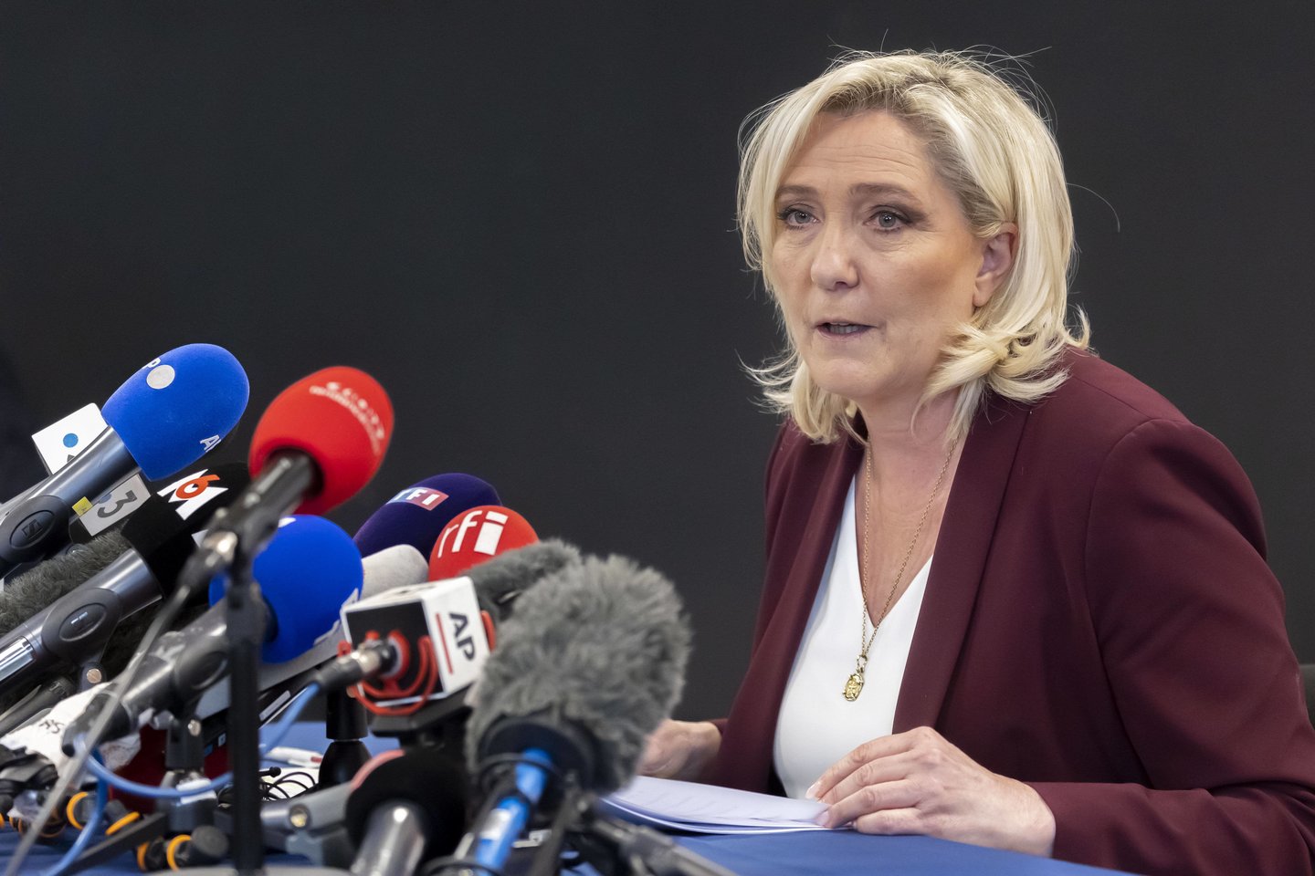 Marine Le Pen.<br>Imago/Scanpix nuotr.