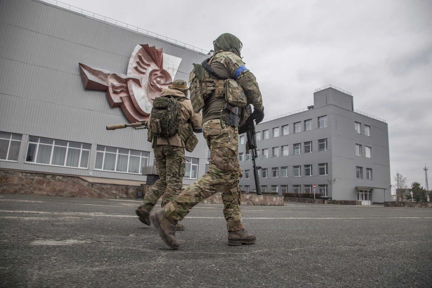 Ukrainos kariai Černobylyje.<br>AP/Scanpix nuotr.
