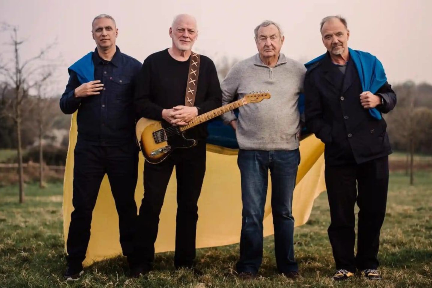 Grupė „Pink Floyd“ išleido Ukrainai skirtą dainą.<br>Pranešimo siuntėjų nuotr.