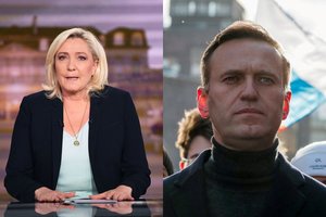 A. Navalnas kaltina M. Le Pen partiją korupcija, ryšiais su V. Putinu