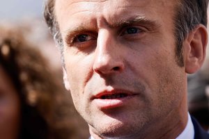 E. Macronas: eskalacijos Ukrainos kare rizika „labai didelė“