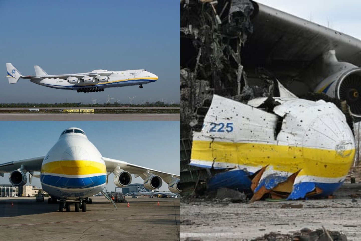 Didžiausias pasaulyje komercinis lėktuvas AN-225 garsėjo visame pasaulyje.<br>Lrytas.lt koliažas