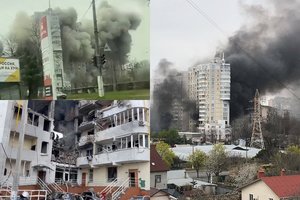 Karas Ukrainoje: iš raketomis atakuotos Odesos – žinios apie žuvusius, žlugo civilių evakuacija iš Mariupolio