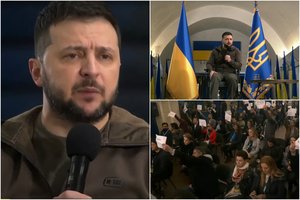 V. Zelenskis pasiuntė žinutę V. Putinui ir pranešė apie atvykstančius svarbius svečius iš JAV