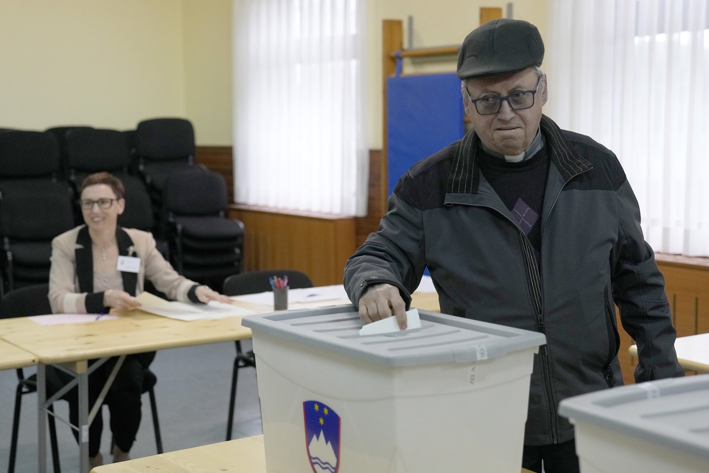 Slovėnijoje vyksta parlamento rinkimai.<br>AP/Scanpix nuotr.