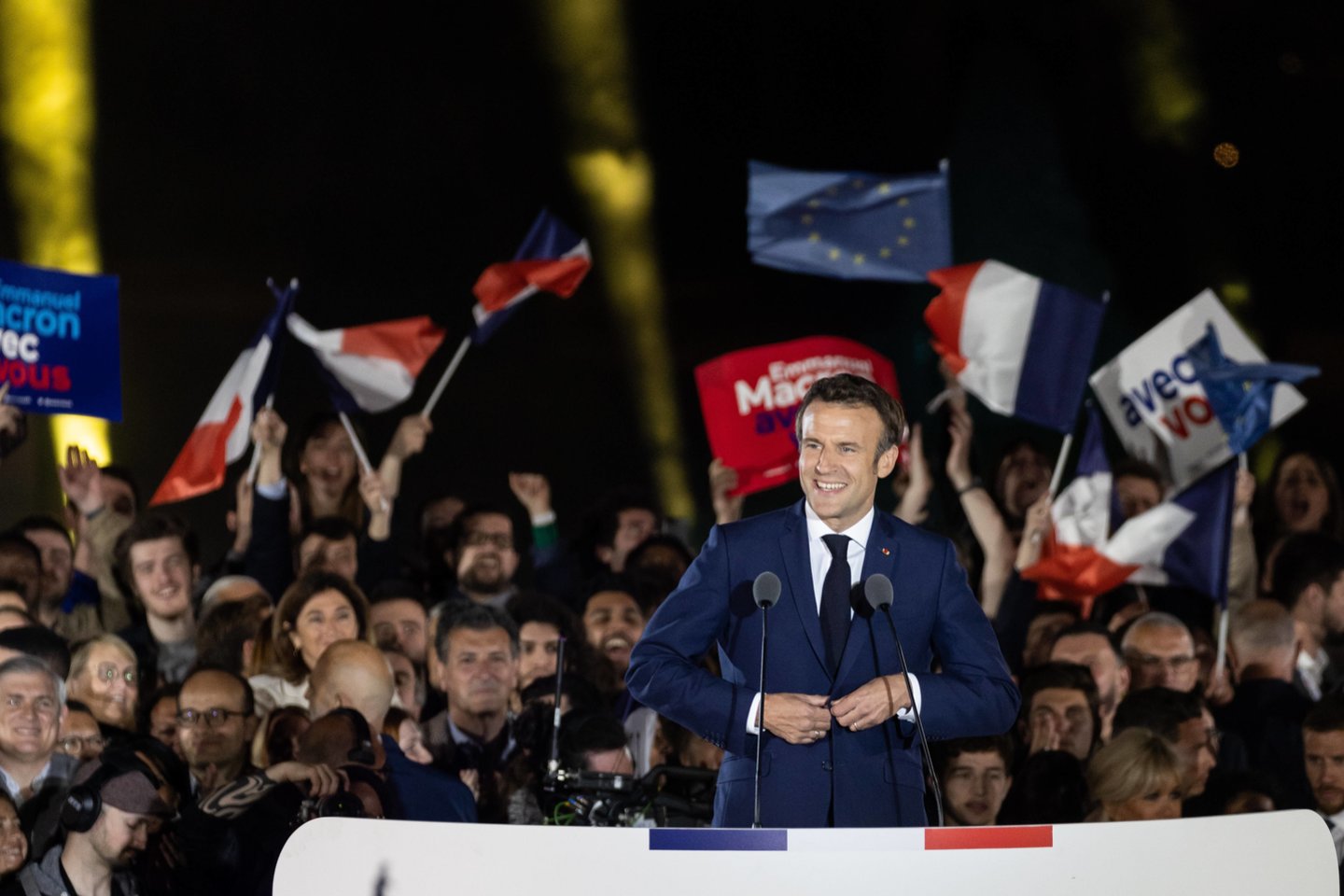  E.Macronas perrinktas Prancūzijos prezidentu.<br> SIPA/Scanpix nuotr.