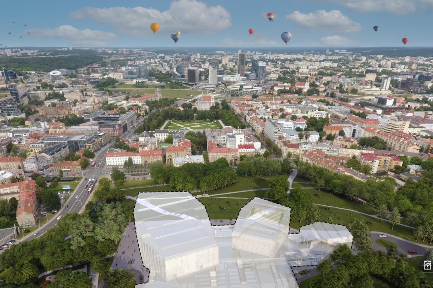 Vilniečiai nekantriai laukia sutvarkyto ir lankytojams patogiai pritaikyto vieno žaliausių ir išraiškingiausių sostinės parkų – Tauro kalno.<br>„Vilniaus plano“ vizual.