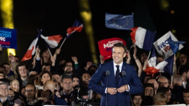 Apibūdino nuotaikas po Prancūzijos prezidento rinkimų: įvardijo, ko imsis E. Macronas