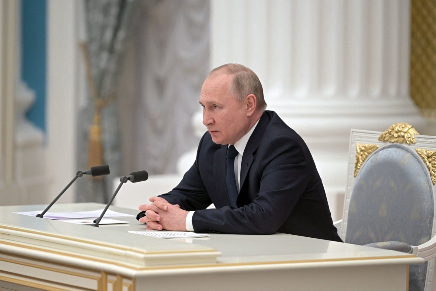  Vladimiras Putinas.<br> AFP/Scanpix nuotr.