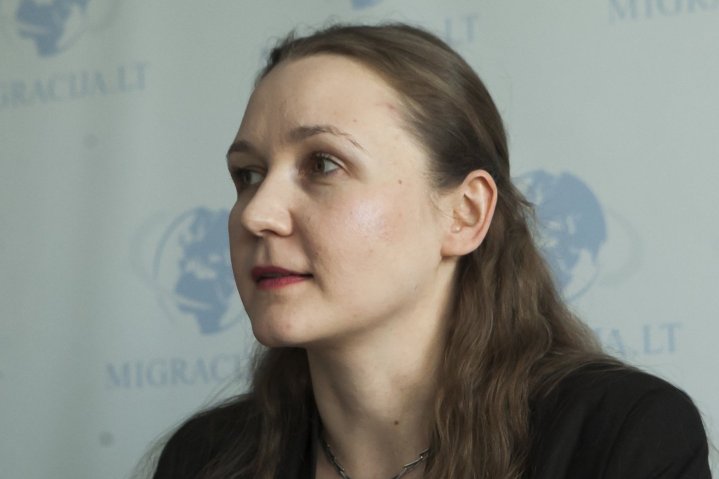 Migracijos departamento vadovė Evelina Gudzinskaitė.<br>Dainiaus Labučio/ELTA nuotr.