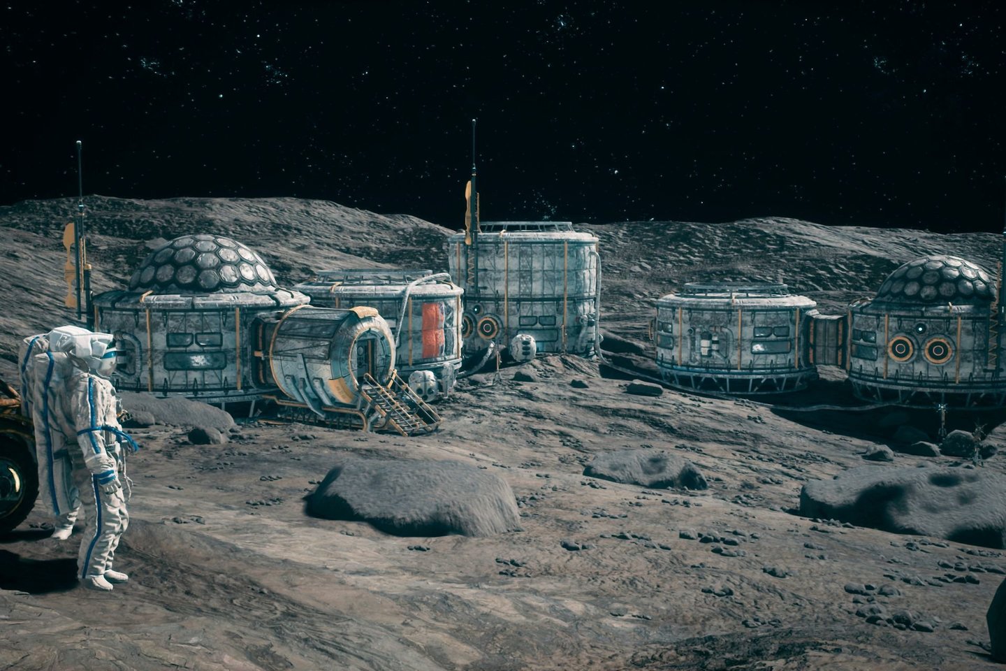  Galutinis „Artemis“ programos tikslas – suteikti pakankamą pagreitį žmonijos misijai į Marsą, statant „Artemis“ kosminę stovyklą Mėnulio paviršiuje.<br> 123rf iliustr.