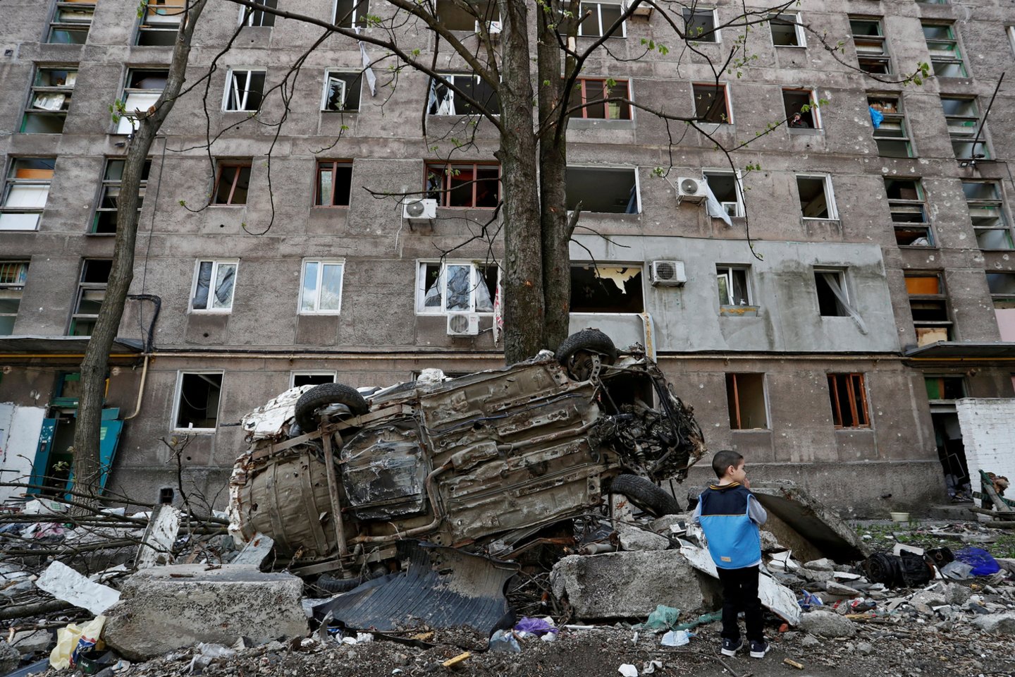 Karas Ukrainoje, Mariupolis.<br>Reuters/Scanpix nuotr.