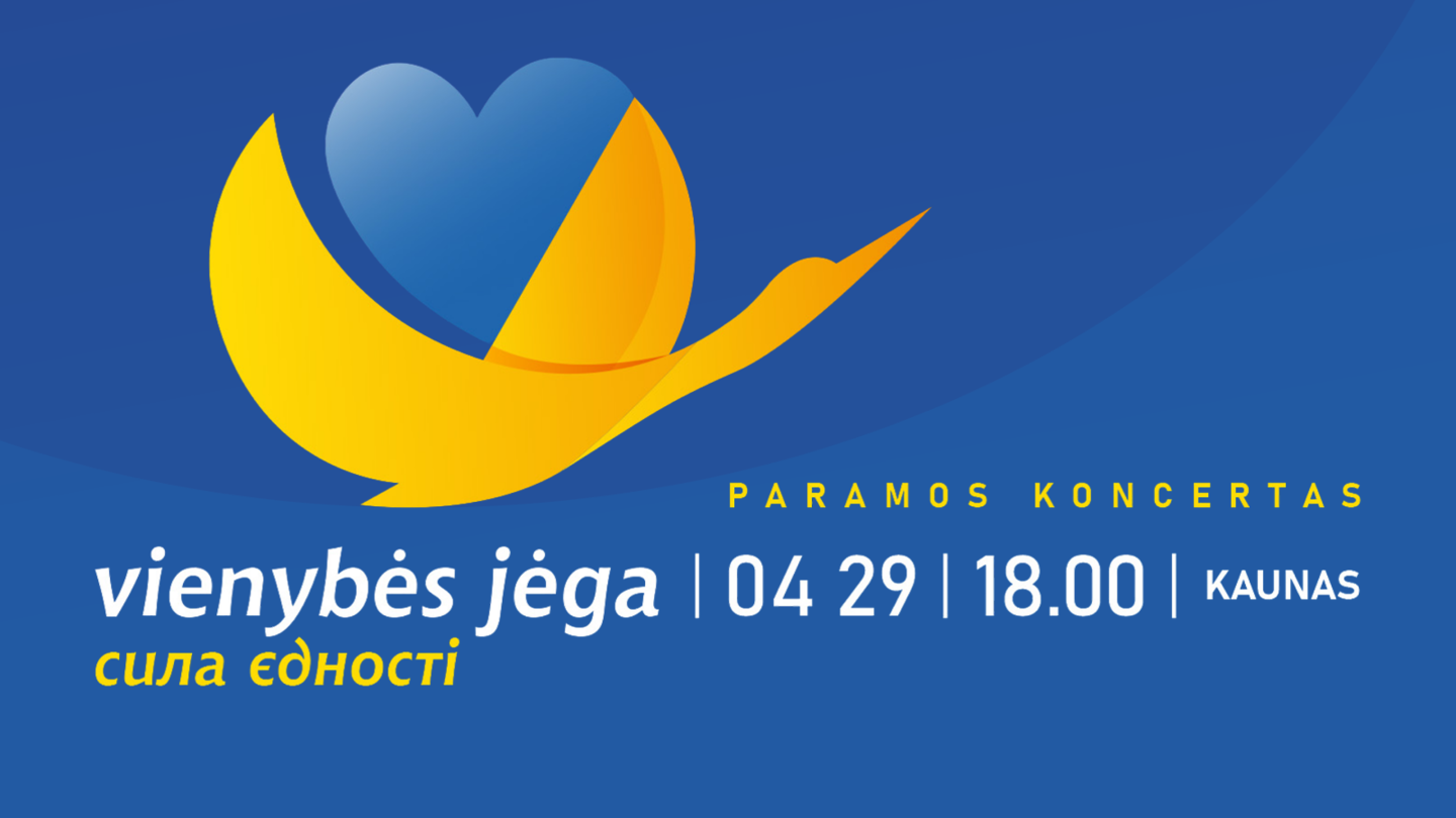 Kauno „Žalgirio arenoje“ vyks paramos koncertas „Vienybės jėga“.