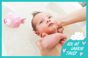 Pirmosioms maudynėms prireiks ne tik vonelės: gidas, kuo pasirūpinti ir kaip prausti naujagimį