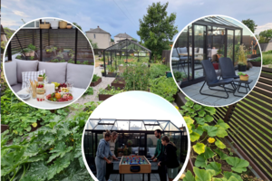 Seserys iš Tauragės rajono šiltnamį pavertė vieta ne pomidorams, o poilsiui ir pramogoms