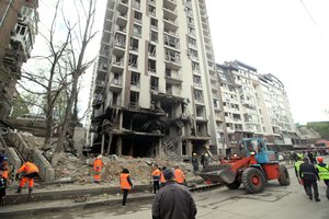 Analitikas: Rusijos raketų smūgis Kijevui rodo, jog Maskva ketina tęsti puolimą