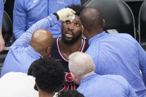 Sumišimas „76ers“ stovykloje – prieš konferencijos pusfinalį komandos lyderiui lūžo skruostikaulis