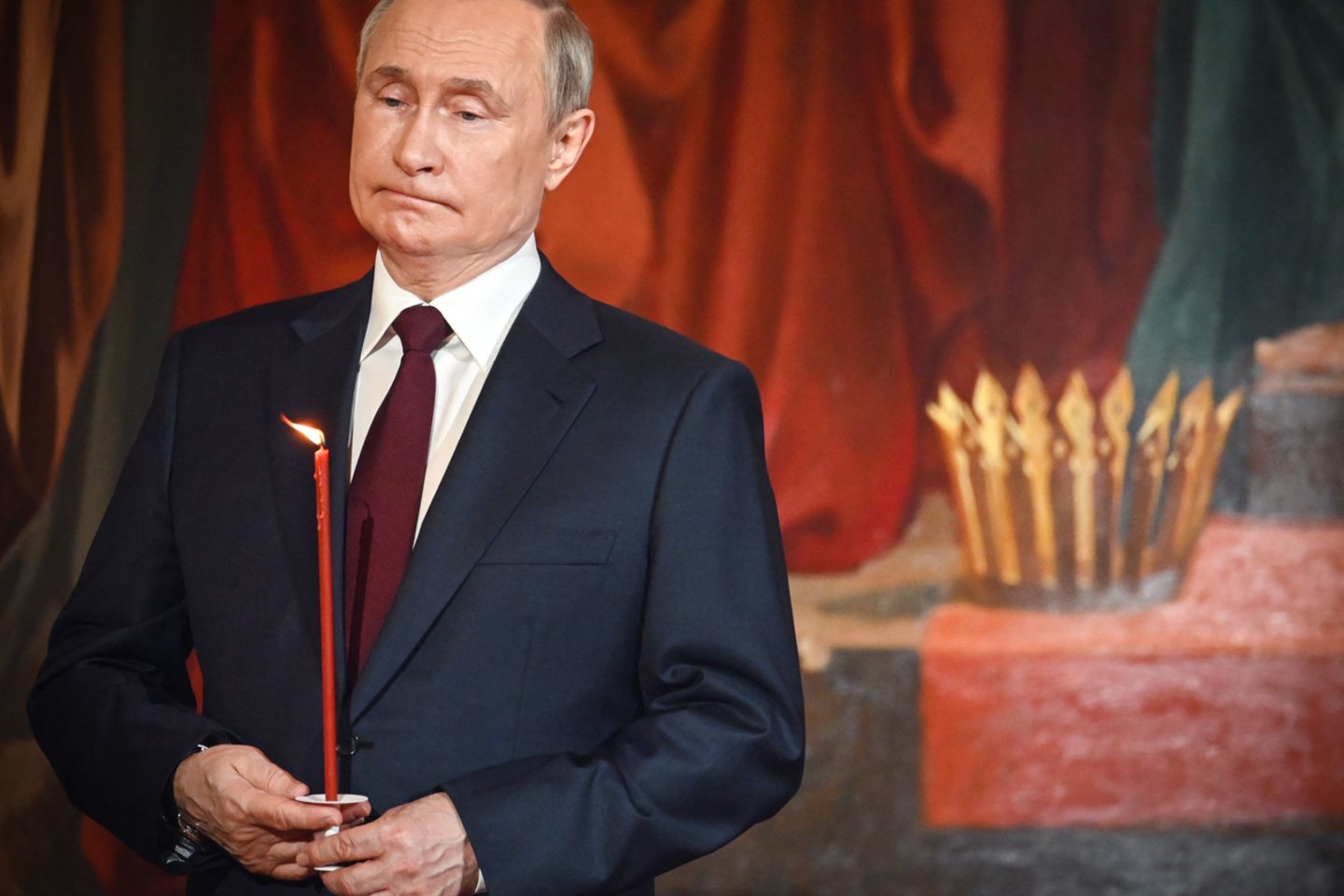 Rusijos prezidentas Vladimiras Putinas<br>AFP/Scanpix.com nuotr.