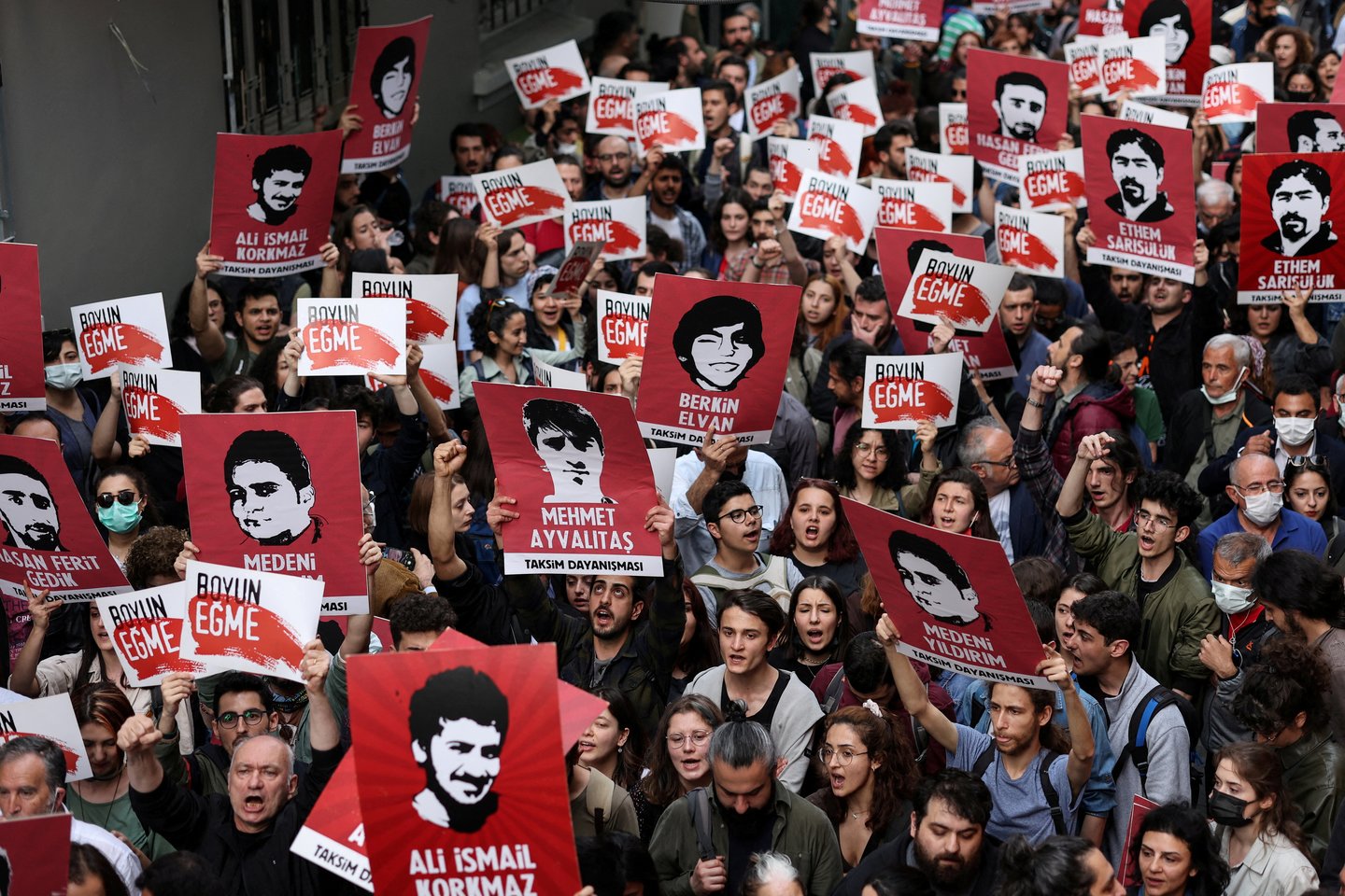 Protestas dėl O.Kavalos.<br> Reuters/Scanpix nuotr.
