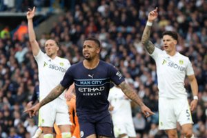 „Manchester City“ užtikrintai įveikė dėl išlikimo „Premier“ lygoje kovojančius „Leeds“ futbolininkus